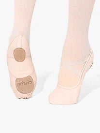 2037C Child Canvas Hanami Ballet Shoe (black & Pink)