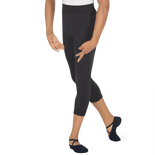 34945 Unisex Seamless Microfiber Capri Leggings