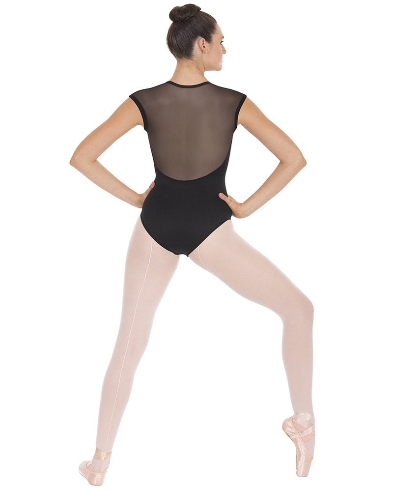 44818 Mesh Back Short Sleeve Leotard