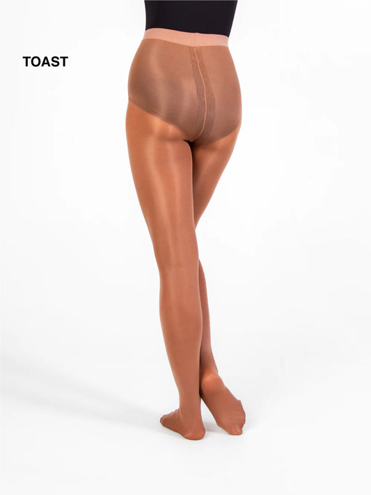 A55 TOTALSTRETCH SEAMLESS SHIMMER FOOTED TIGHTS