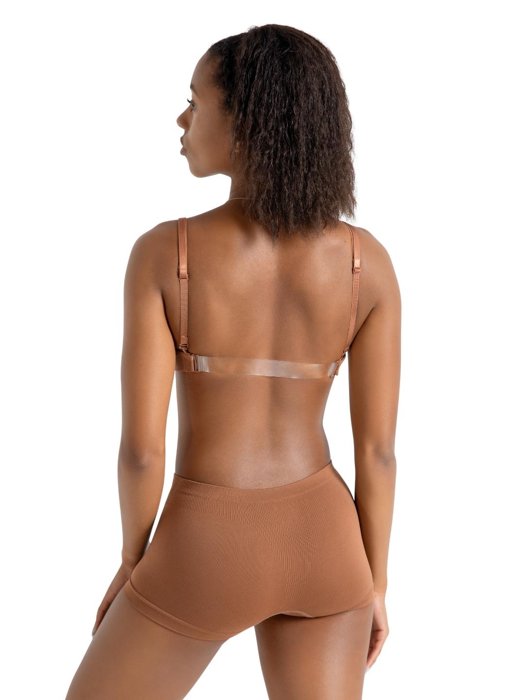 3776W Clear Back Bandeau bra