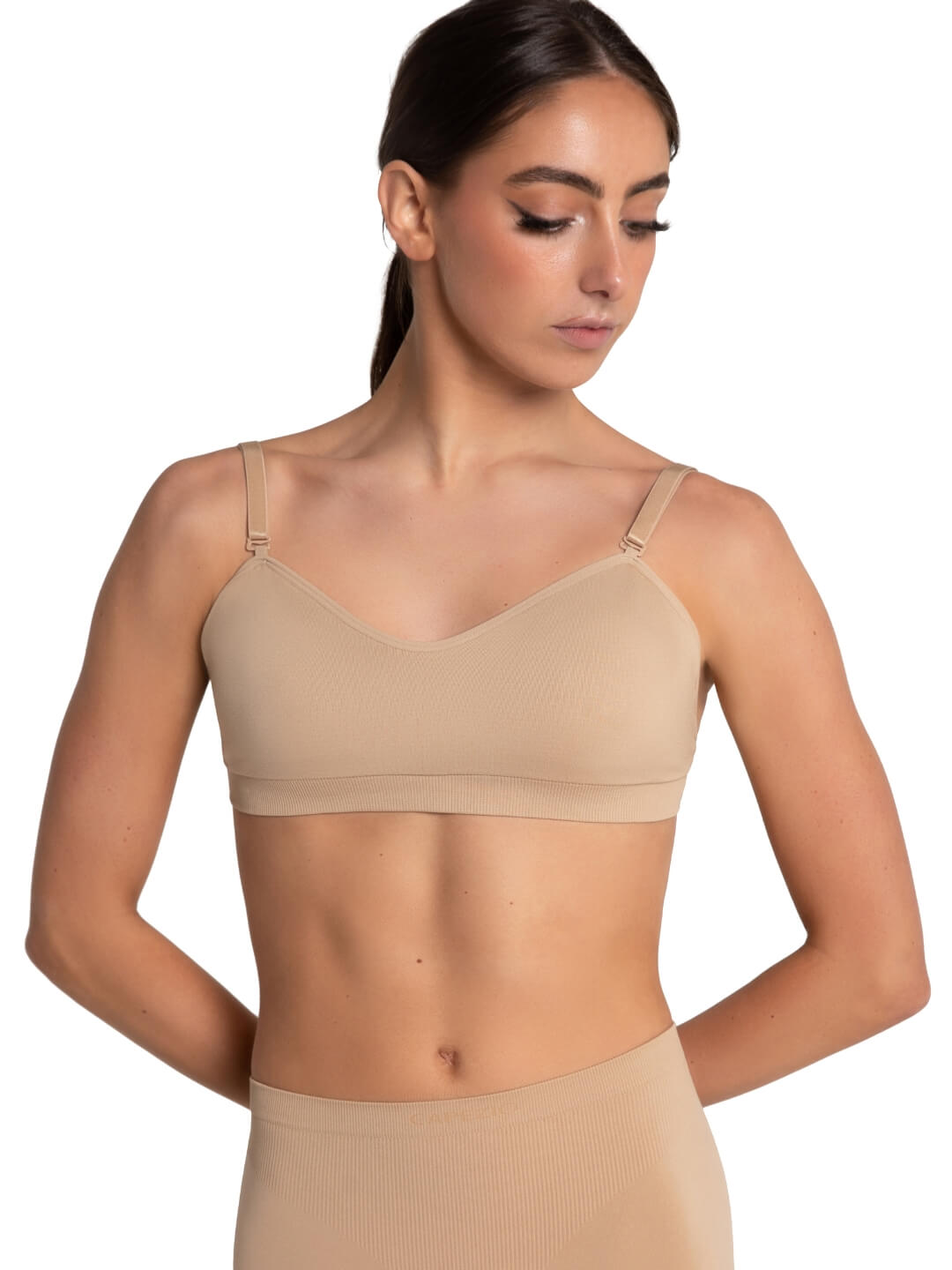 3776W Clear Back Bandeau bra