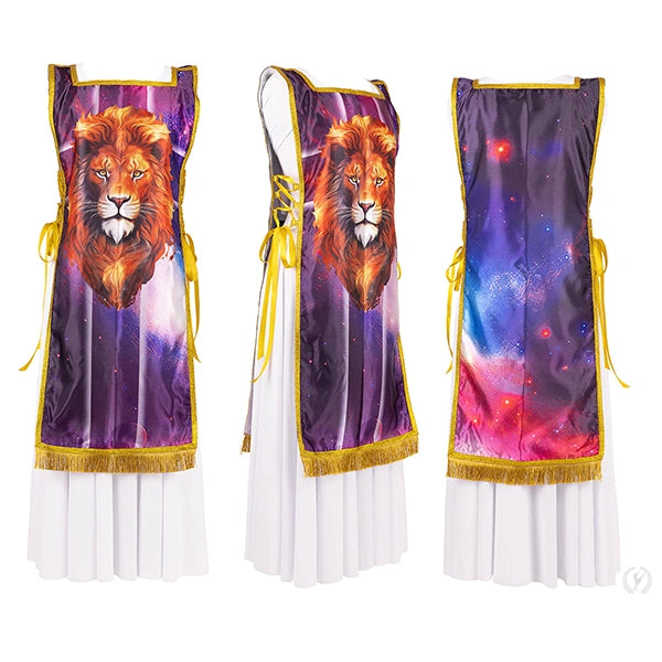 B5555 Unisex Lion of Judah Double Satin Ephod