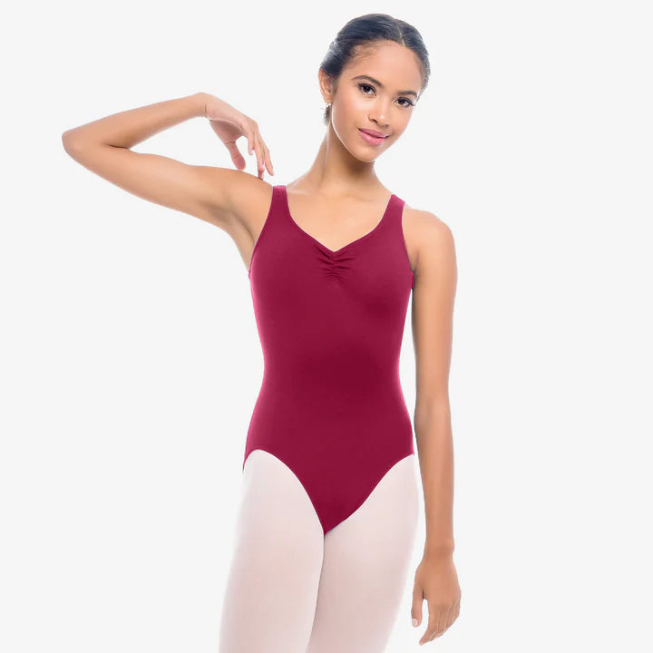 SL06 Adult Tank Leotard with Pinched Front