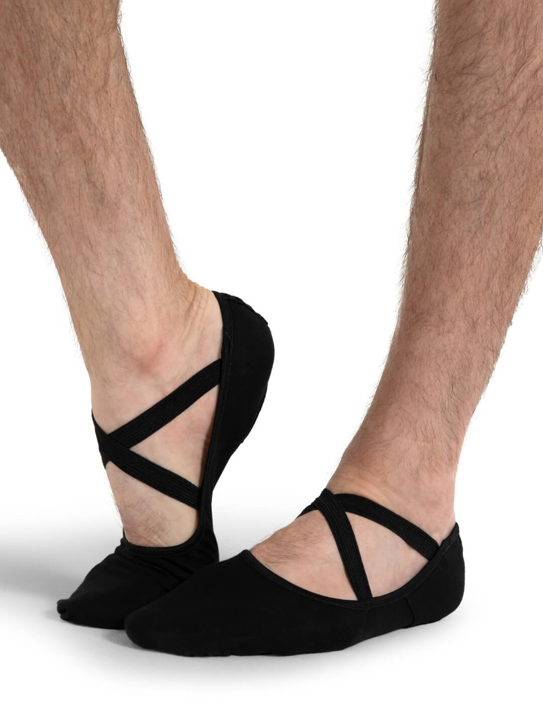 2037w Capezio Canvas Ballet Slipper (black,white & Pink)