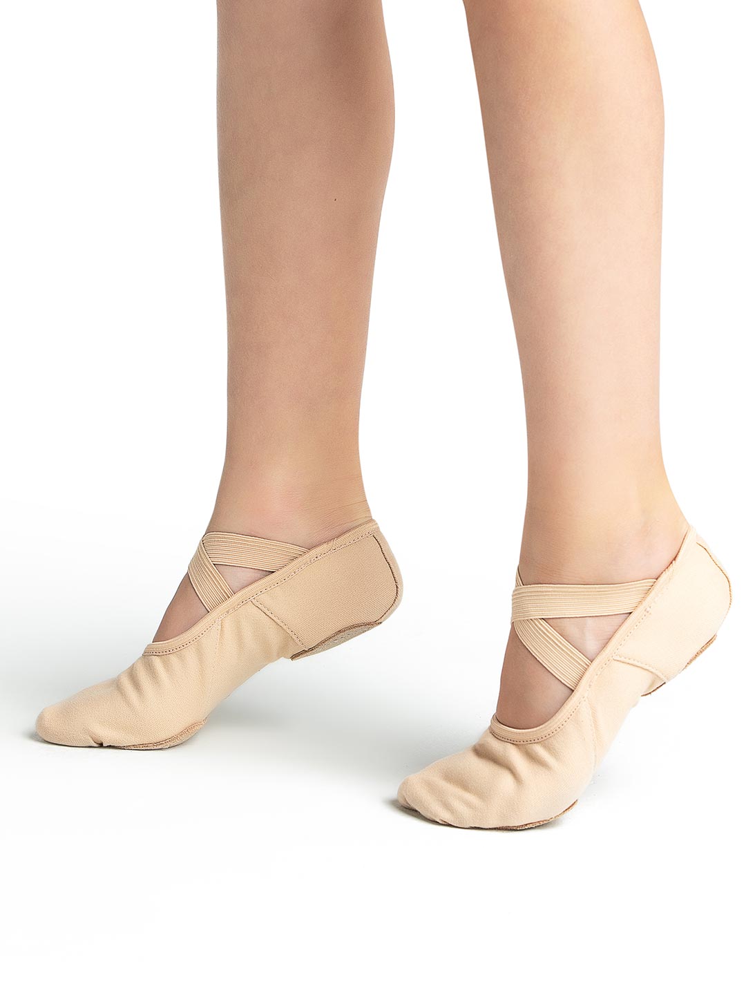 2037C Child Skin tone Canvas Ballet Shoe