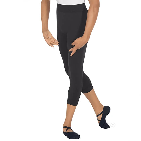 34945 Unisex Seamless Microfiber Capri Leggings