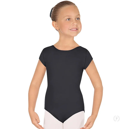 44475C Microfiber Short Sleeve Leotard