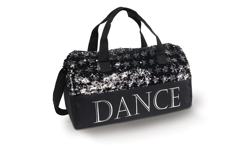 b20521 black sequin dance bag