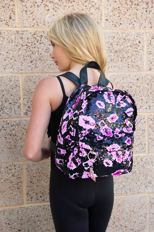 B20536 Lipstick Sequin Backpack