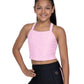 FM1726 Seamed X-Back Tank-Pink