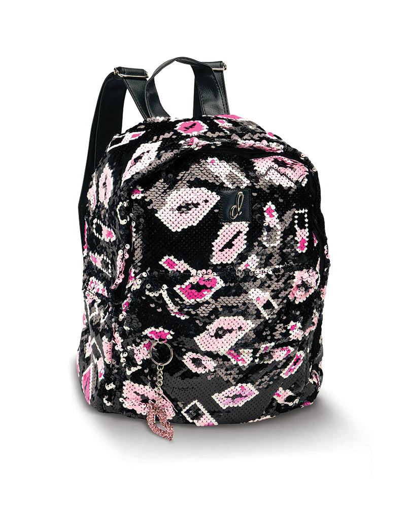 B20536 Lipstick Sequin Backpack