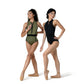 22129A Adult Madison Scuba Leotard With Zigzag Texture