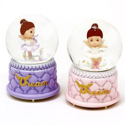 6427 Musical Ballerina Snow Globes