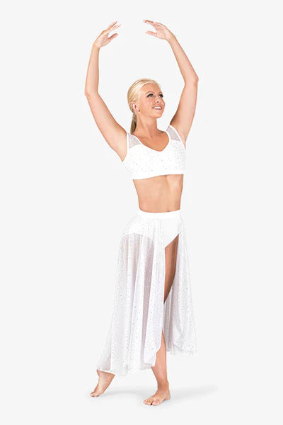 TW301 - Child Performance Twinkle Mesh Tank Bra Top