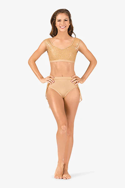 TW301 - Child Performance Twinkle Mesh Tank Bra Top