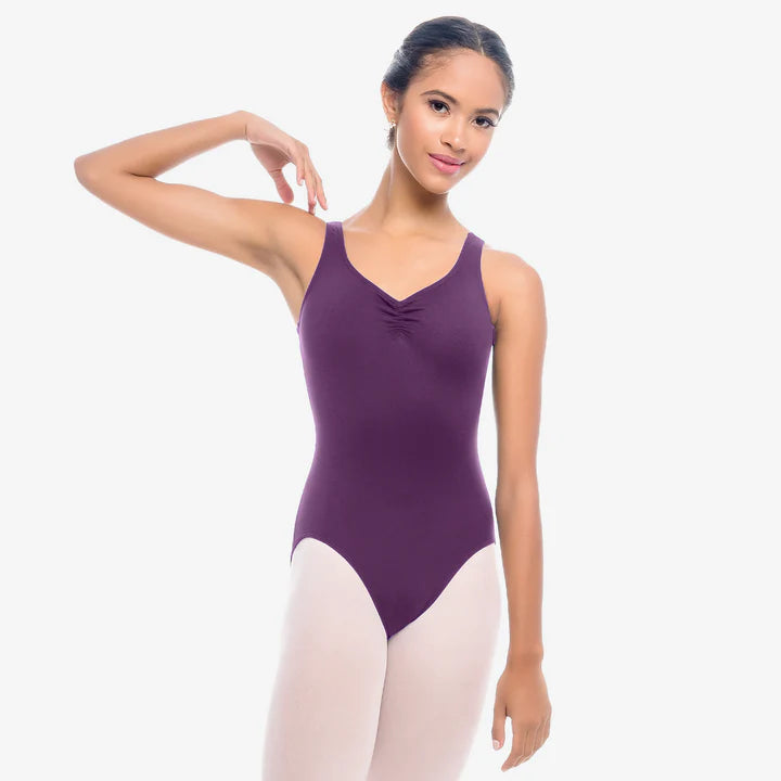 SL06 Adult Tank Leotard with Pinched Front